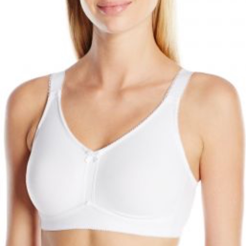 NEW SIZE 34C MASTECTOMY BRA NATURANA WHITE LOT220